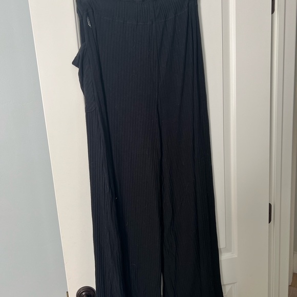 Free People Movement wide leg ribbed pants. XL - Picture 4 of 5
